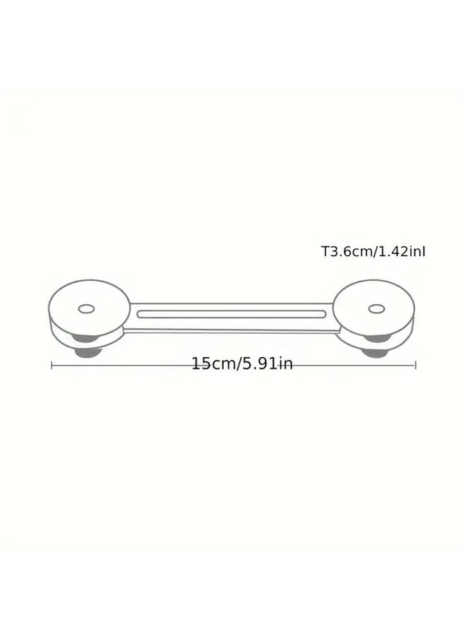 5 Pcs Transparent Childproof Cabinet and Drawer Locks with Keyless Security Mechanism Heavy Duty Polyethylene Lock for Refrigerator Toilet Drawer Cupboard Easy Installation No Drilling Required Child Safety Locks for Home Use Clear Design Durable Material Secure Locking - Image 2