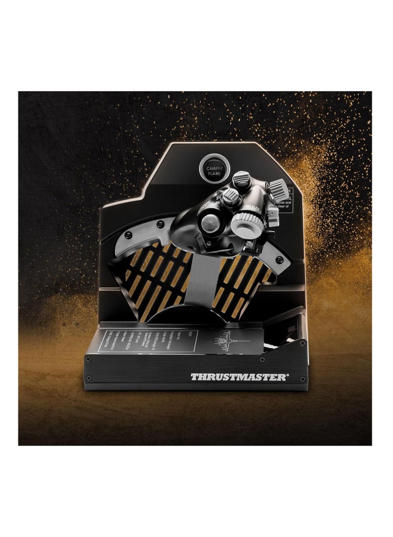 Thrustmaster Viper TQS: Metal Throttle Quadrant System, 21 Action Buttons, 5 Axes, Iconic Chaff/Flare Functions - Image 3