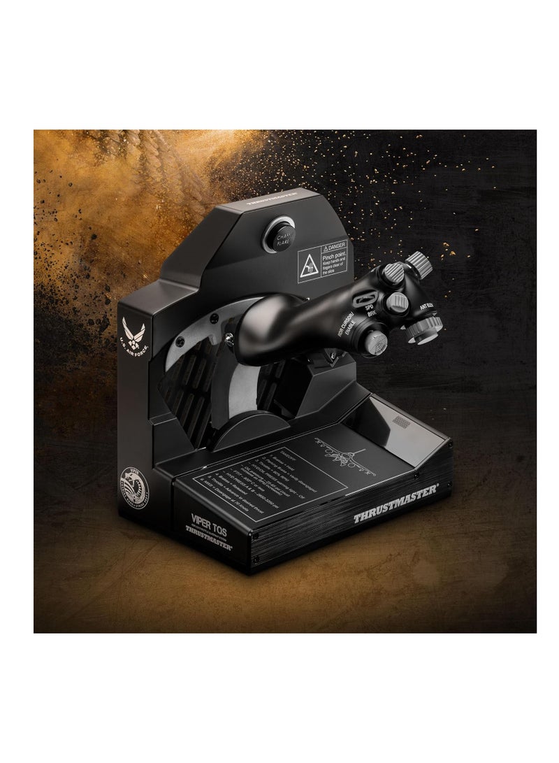 Thrustmaster Viper TQS: Metal Throttle Quadrant System, 21 Action Buttons, 5 Axes, Iconic Chaff/Flare Functions - Image 2