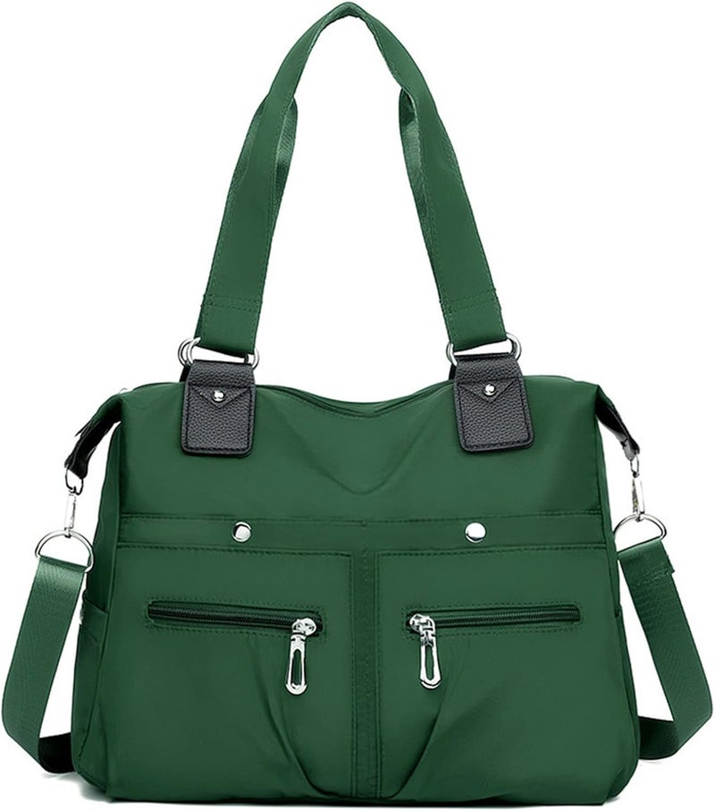 comfrt 2023 Large Capacity Waterproof Multi Pocket Nylon Shoulder Bag - Womens Tote Bag for Tablet Computer, Sunglass - Image 1