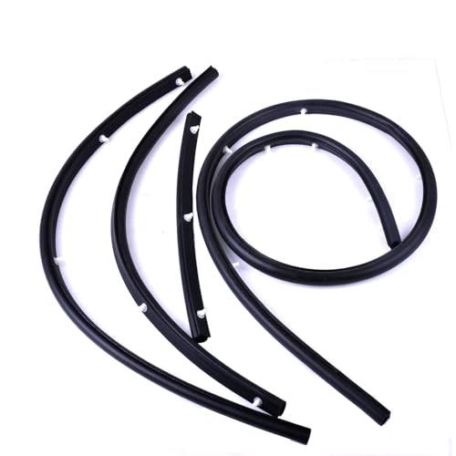 Prefer Warehouse ​​4X Hood Rubber Weather Stripping Seal Clips Strip Compatible with Mitsubishi Montero Pajero V73 V75 V76 V77 2000-2006 MR503543 MR437095 MR437092 MR437091 - Image 4