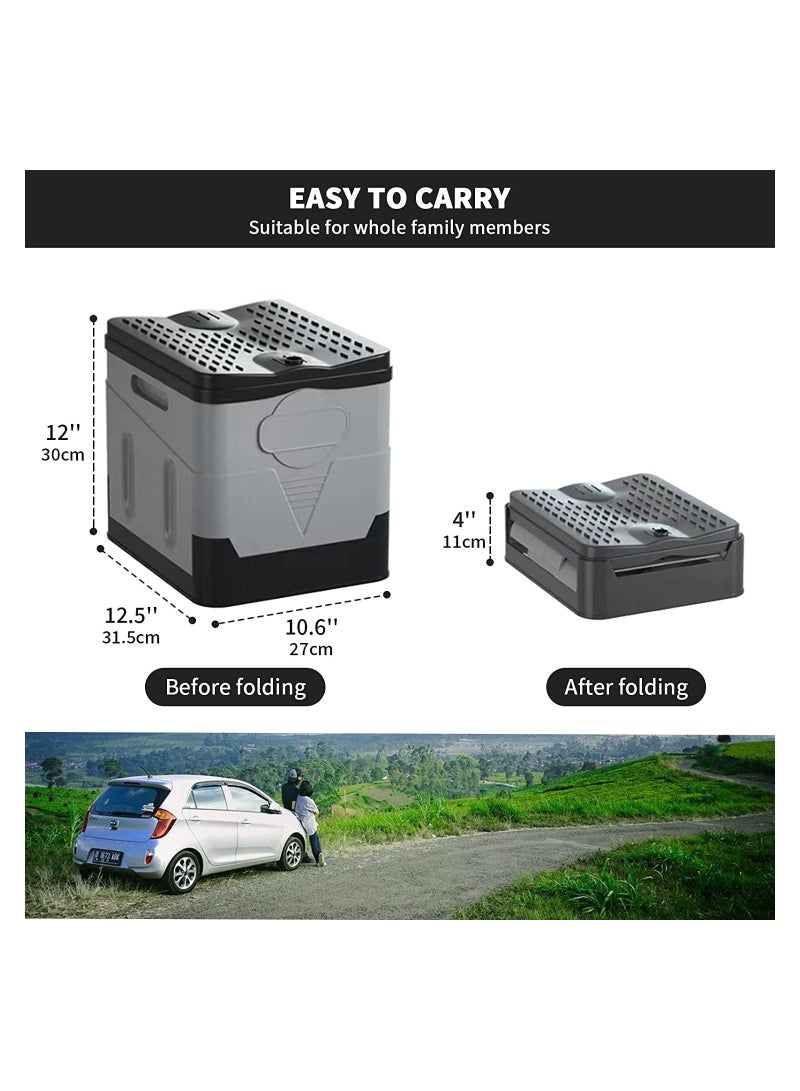 Portable Folding Toilet Outdoor Travel Camping Potty Waterproof Car Toilet Bucket Toilet