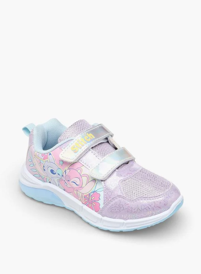 ديزني Girls Light-Up School Sneakers