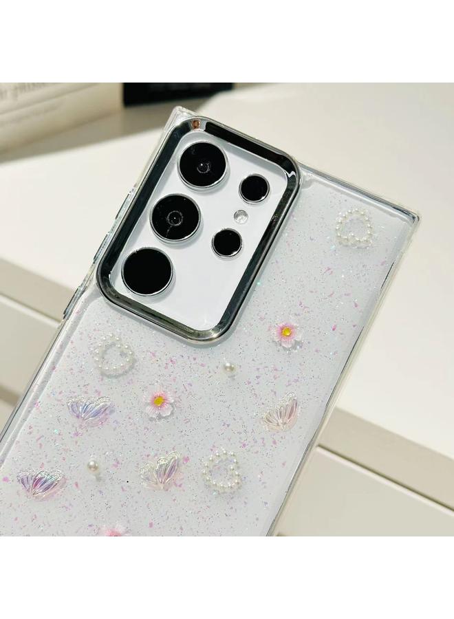 S-TOP Case For Samsung Galaxy S23 FE 5G Three-dimensional Bow Pearl Love Flower TPU Phone Case - Image 5