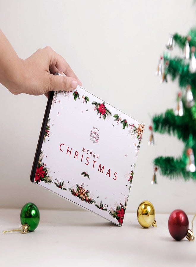 OH CHA Christmas Gifts Box, Assorted Tea Gift Box | Assorted Christmas Gift Set with 6 Exotic Tea Flavors | Christmas Gift for friends | 6 Bottles of Healthy Teas | Gift Hamper for Christmas - Image 3