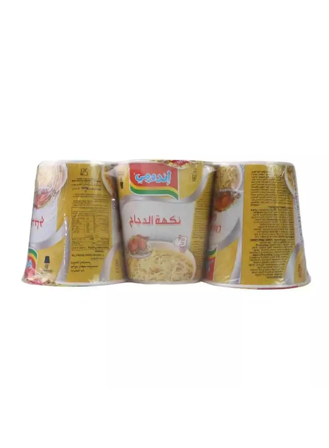 Indomie نودلز إندومي سريعة التحضير بنكهة الدجاج، 60 جرام لكل كوب - عبوة من 3 أكواب - Image 2