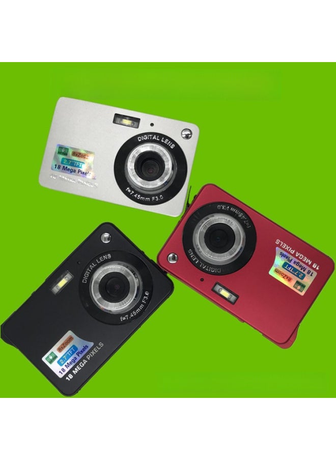 Generic 1800 Million Pixel Chinese Version High Definition Ordinary Digital Camera Home Use Selfie Card Camera Xd-k09-Body Color:48 Standard English Version Pink  - Image 2
