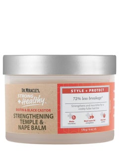 Strong & Healthy  Contains Aloe Vera and Black Castor Oil for length retention and growth 170 g