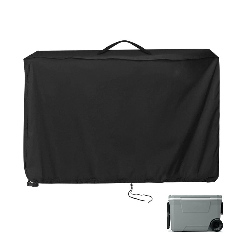 Andacar Andacar Cover for Patio Cooler Cart Box Cover for Coleman Cooler 316 Series 62qt Cooler with Wheels Camping Cooler  - Image 1