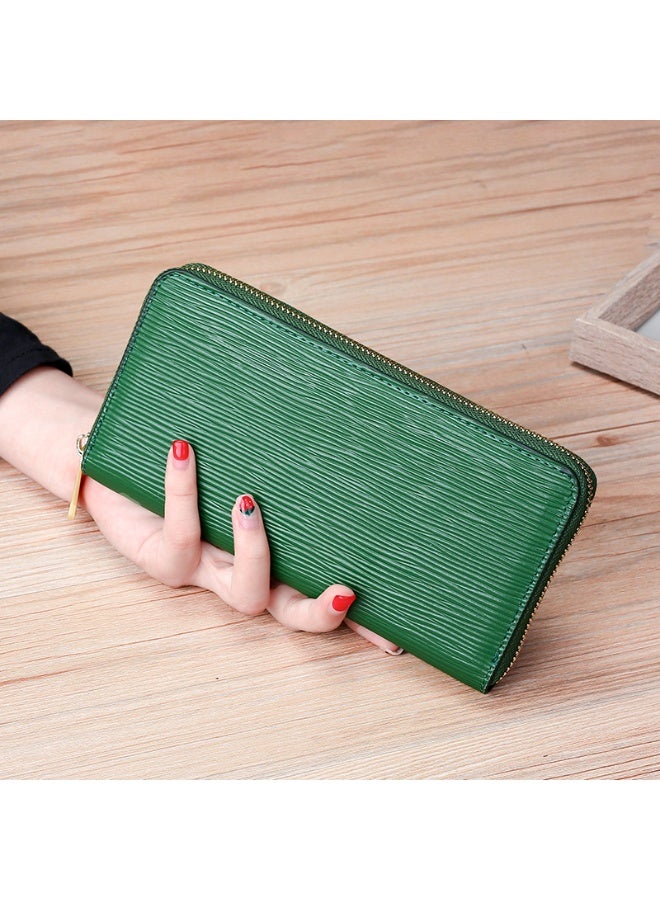 Mark Fairwhale New Water Ripple Long Leather Wallet 