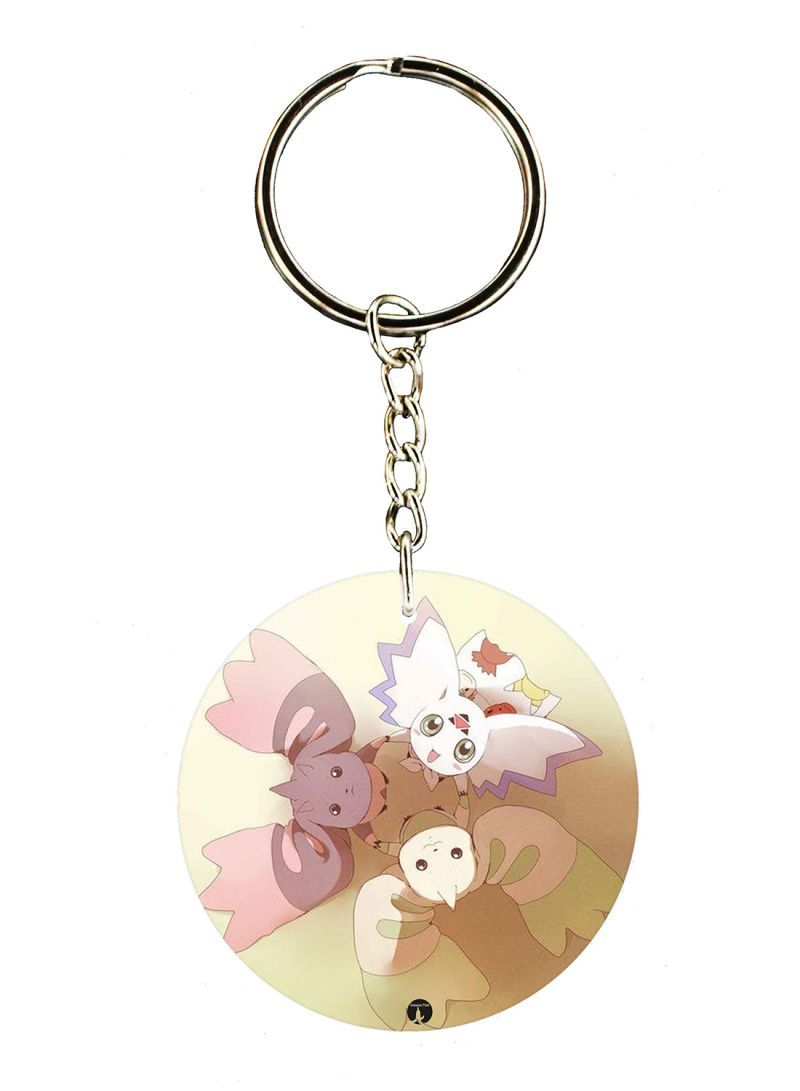 The Anime Digimon Printed Keychain
