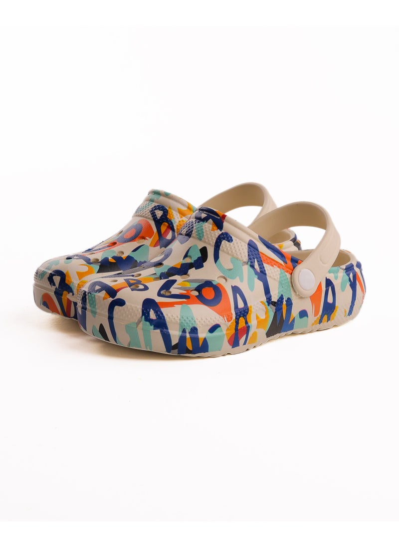 Onda Onda Pronto "PK11" Kids Clogs Colors Print, Light weight & Comfortable  - Image 1