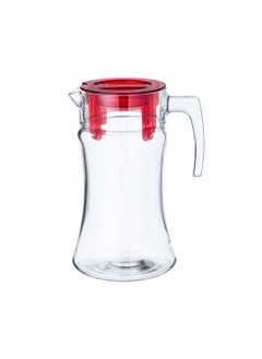 باساباش أبريق زجاج تركي مع غطاء أحمر سعة 1.5 لتر  - Image 1