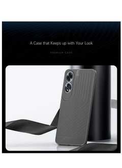 Gear4 Soft Liquid Silicone With Wavey Texture Case Cover For Oppo A60 4G 2024 Gear4 Grey  - Image 3