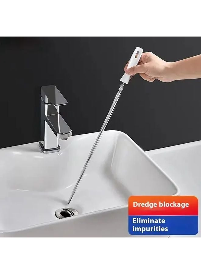 23 62 Inch Heavy Duty Manual Sink Drain Snake Flexible Pipe Unblocker for Kitchen Bathroom - Image 2