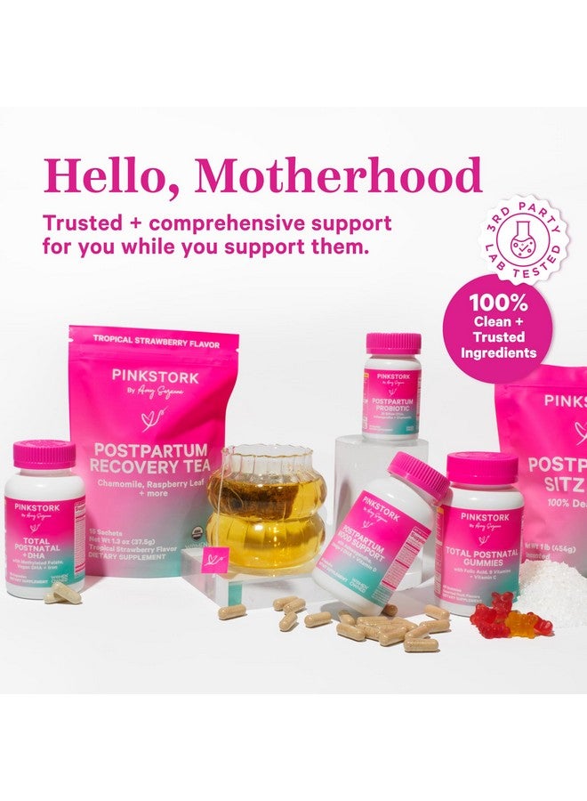 Pink Stork Postpartum Mood Support - Postnatal Hormone Balance for Women - Breastfeeding Friendly - Stress & Cognitive Support, New Mom Essentials - Ashwagandha, Chamomile, & Vitamin D, 120 Capsules - Image 5