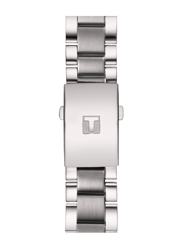 TISSOT Chrono XL Classic Green Dial Silver Steel Strap Watch for Men T116.617.11.092.00 - Image 4