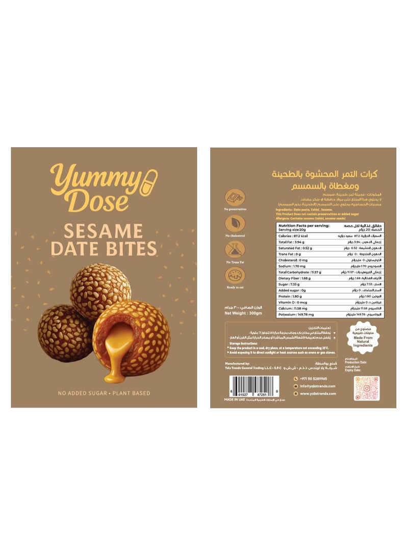 Yummy Dose Sesame & Tahini Date Bites - Image 2