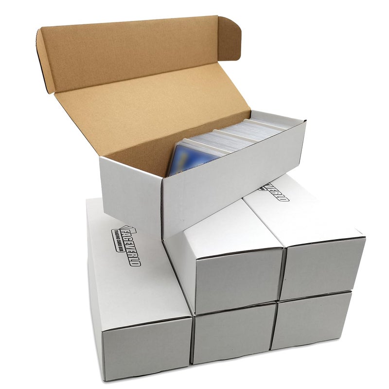 Fageverld Trading Card Storage Box, Mtg Storage Box with Dividers, Cardboard Collector Box for TCG, Baseball Sports Cards, 6 Count - Image 1