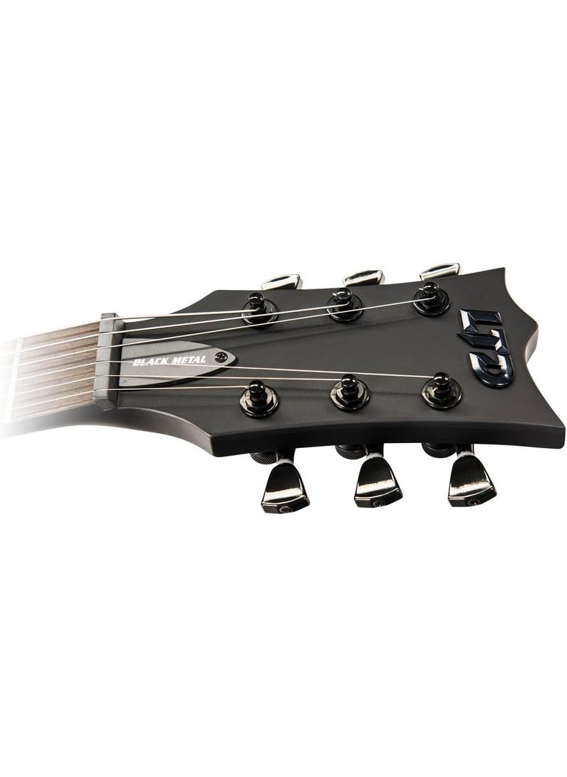 ESP ESP LTD ECBlack Metal Electric Guitar Black Satin  - Image 5