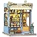 CUTEBEE Book Nook Kit DIY Miniature House Dollhouse Kit for Adults Booknook Tiny House Bookshelf Decor 3D Wooden Puzzle Gifts for Family and Friends Annas Blue Blossom - Image 3