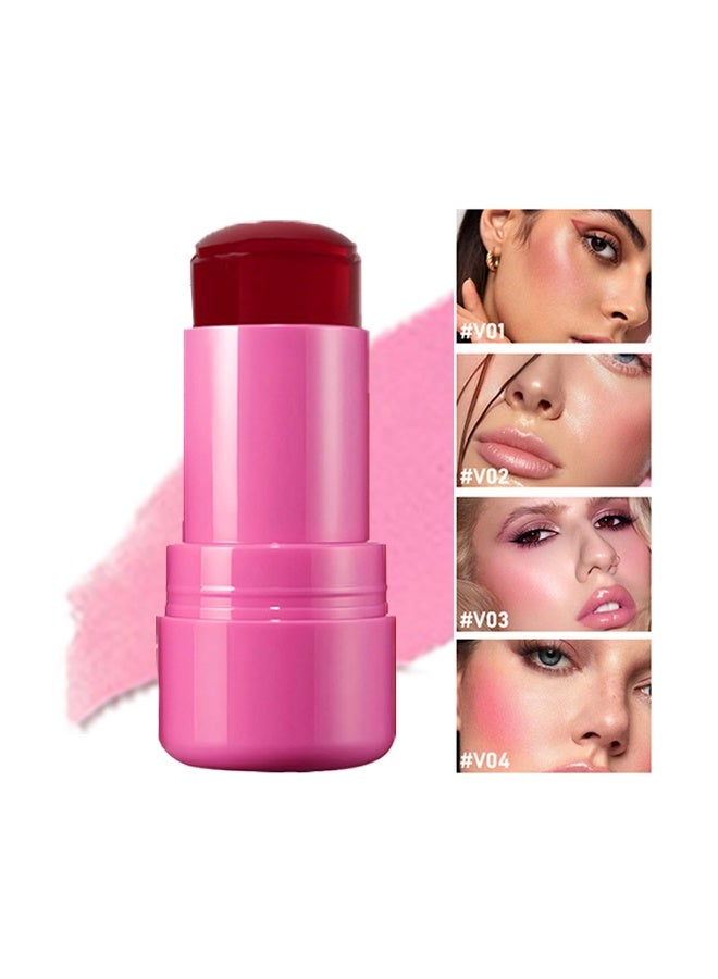 فايبلي أحمر الخدود - جيلي الشفاه والخدود كريم أحمر الخدود ، جيلي الفاكهة أحمر الخدود وصبغة الشفاه # 03 - Image 1