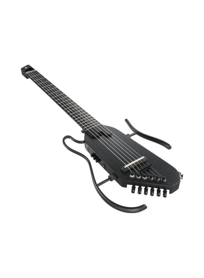 دونر جيتار دونر HUSH-C الصوتي الكهربائي الصامت المصنوع من النايلون - أسود - Image 2