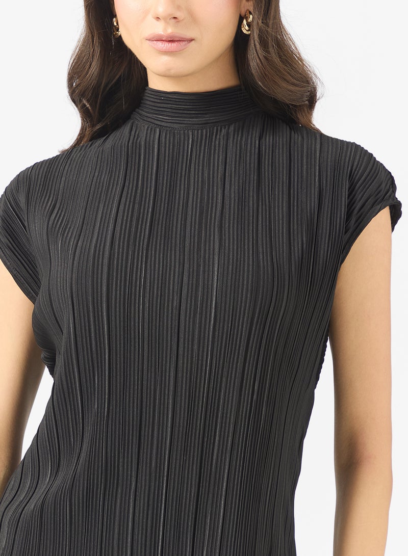 VERO MODA Vmaurora Tie Neck Capsleeve Top - Image 3