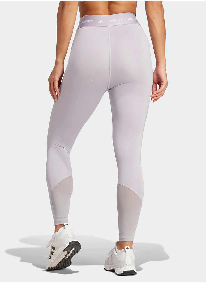 اديداس Techfit 3 Stripe 7/8 Leggings