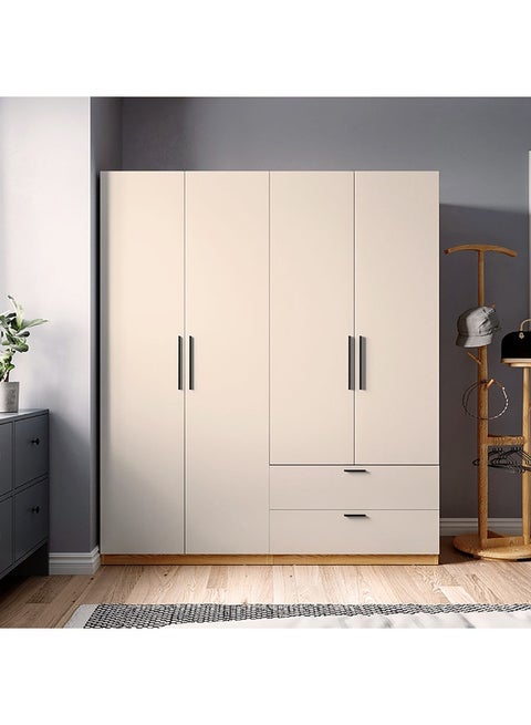 Modern Wardrobe 160cm MDF - MZWD019 – 60D x 200H x 160W