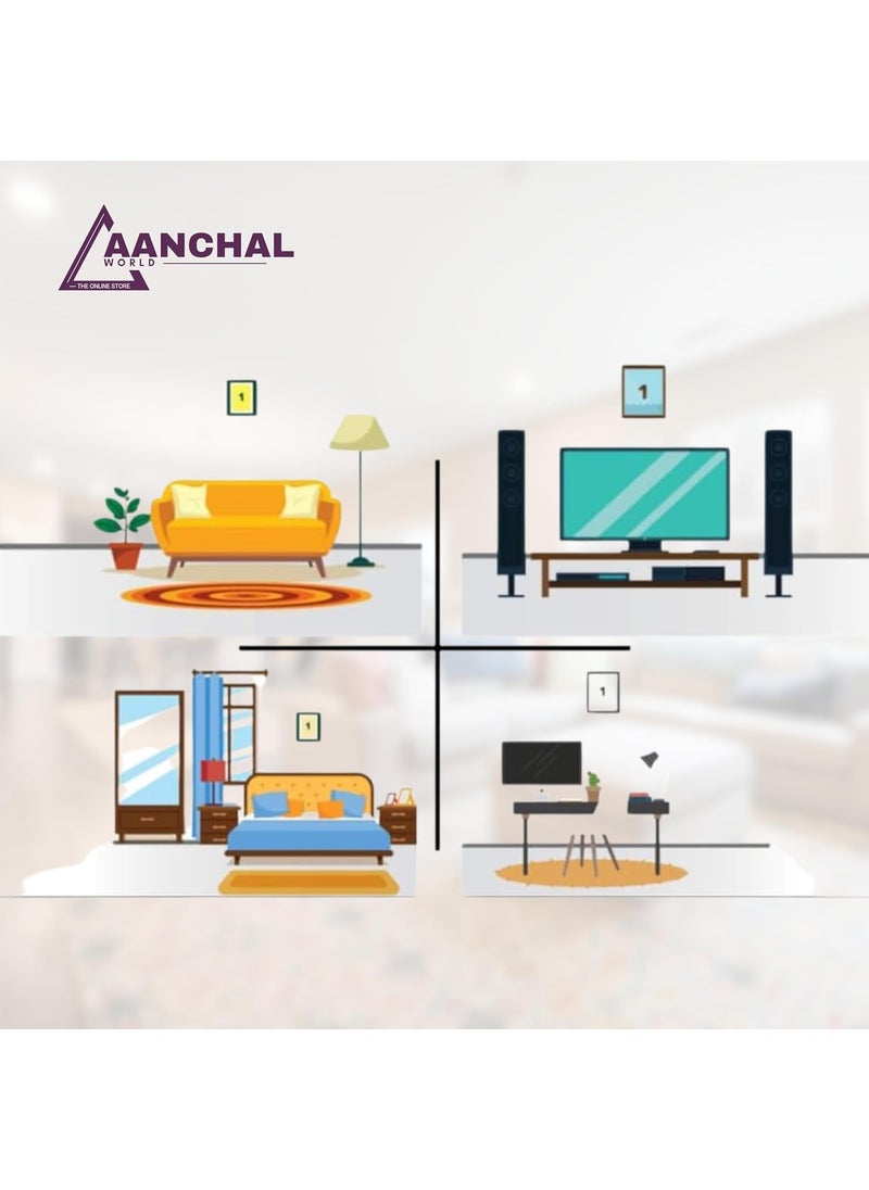 AANCHAL WORLD AANCHAL WORLD Motivational Quotes Wall Frames Sales Go Up and Down Service Stays Forever Motivational Poster for Businesses With Preinstalled Hanging Hooks  - Image 3