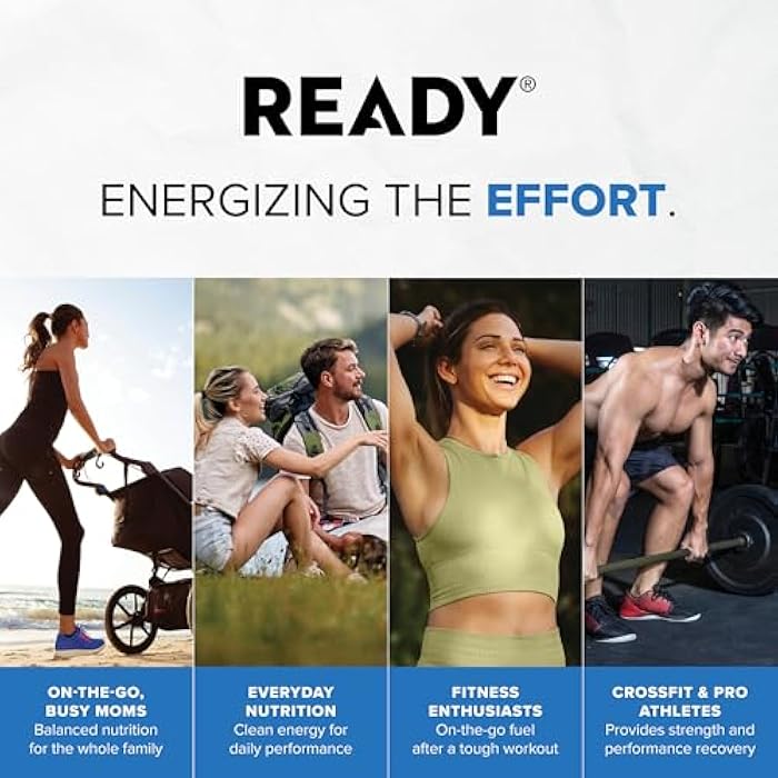 Ready® Protein Bars – High-Protein Snack with 15g Whey Protein, All-Natural Ingredients, Supports Lean Muscle and Recovery, No Artificial Sweeteners – Vanilla Swirl, 12-Pack - Image 5