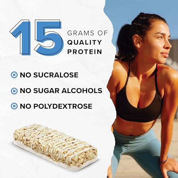 Ready® Protein Bars – High-Protein Snack with 15g Whey Protein, All-Natural Ingredients, Supports Lean Muscle and Recovery, No Artificial Sweeteners – Vanilla Swirl, 12-Pack - Image 3