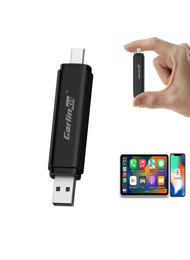 Carlinkit MINI SE Wireless CarPlay Adapter - Seamlessly Convert Wired to Wireless CarPlay | Affordable USB-A & USB-C Dual Ports | Compact, Stable, and Reliable Connection. - Image 1