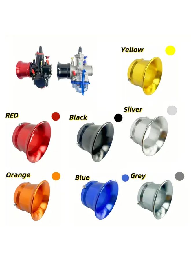 Purple Aluminum Alloy Air Filter Cup For PWK PE CVK Motorcycle Carburetor Upgrade - Image 1