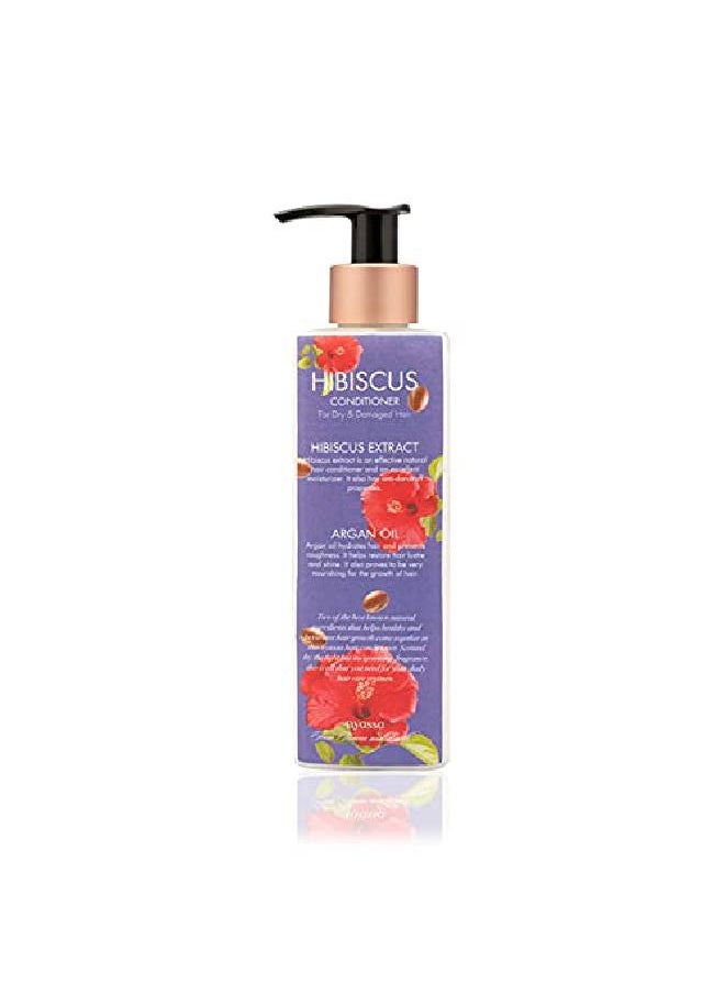 Nyassa Hibiscus Shampoo + Conditioner Hibiscus extract and Barley protein ideal for dry and damaged hair (250+265ml)  - Image 5