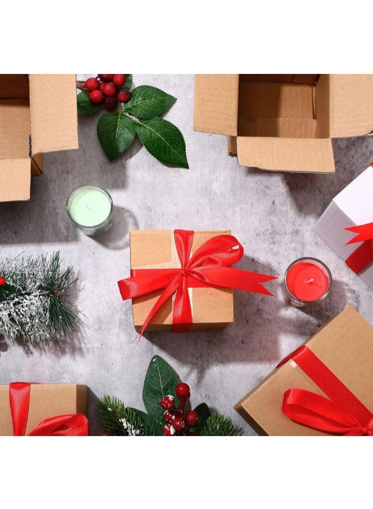 ١٥ عبوة، مقاس ١٥×١٥×٨ سم، صندوق كرتون بني اللون، صندوق شحن بريدي، صندوق شحن صغير، صندوق هدايا - Image 3