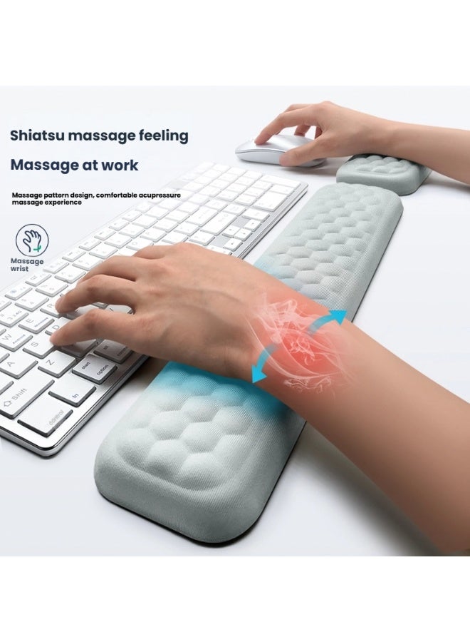 General Mechanical keyboard hand rest, memory foam mouse pad, wrist support, comfortable wrist rest, hand rest, wrist support, male and female wrist rest  - Image 2