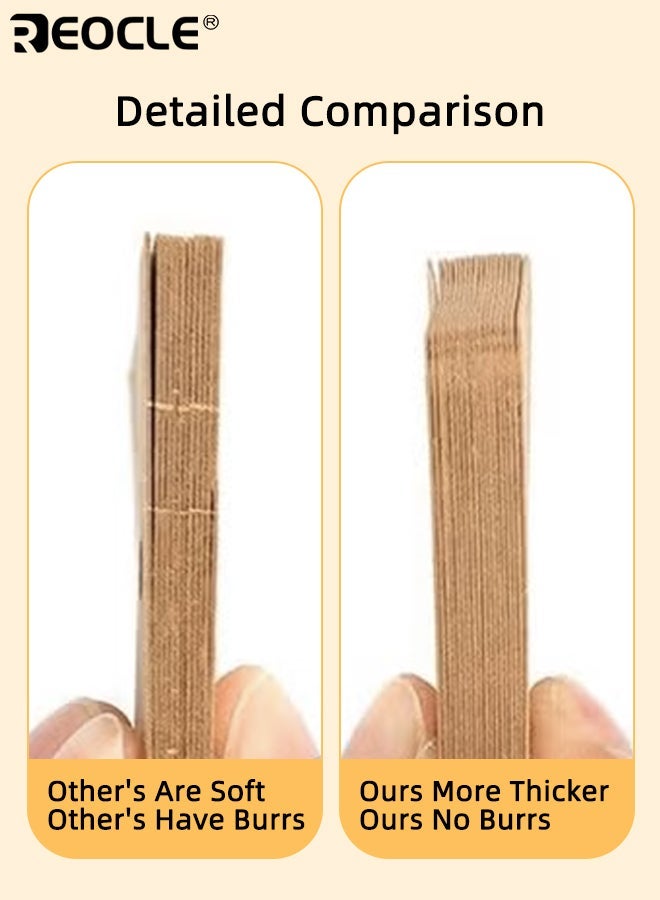 ريوكل 100 قطعة من ورق الكرافت العلامات مجموعة علامات هدايا فارغة مع 20 مترا خيوط للفنون والحرف الزفاف عيد الحب عيد الميلاد وعطلة DIY الحرف اليدوية وتسميات الأسعار - Image 5