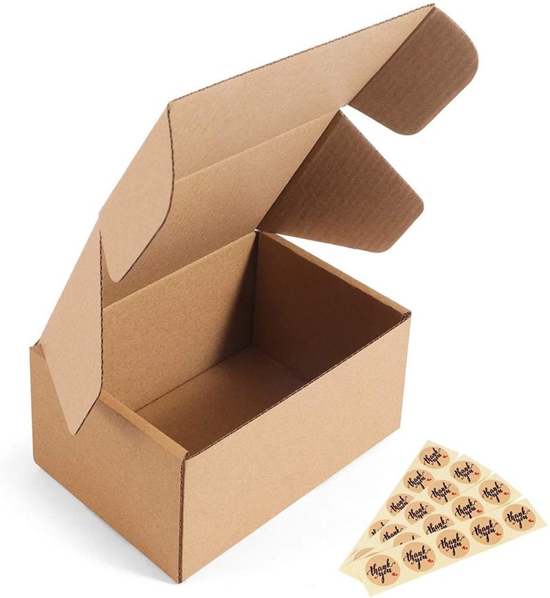 MALANI STORES Premium Eco-friendly 7X5X2.75 inch brown corrugated mailer 3ply box Pack of -25 - Image 5