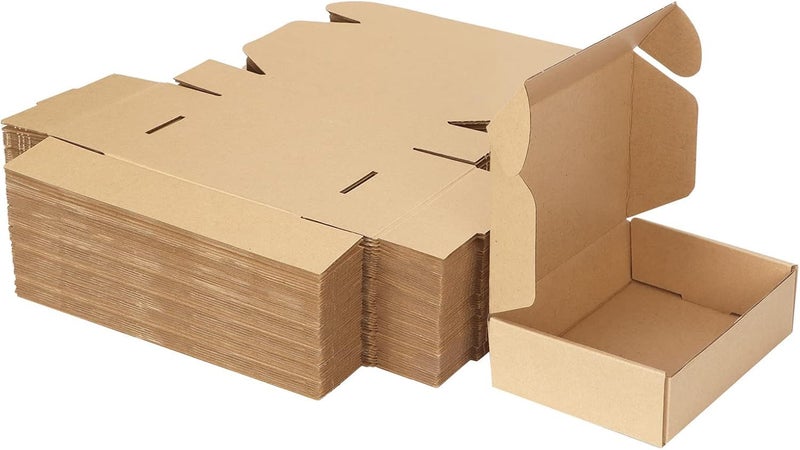 MALANI STORES Premium Eco-friendly 7X5X2.75 inch brown corrugated mailer 3ply box Pack of -25 - Image 1