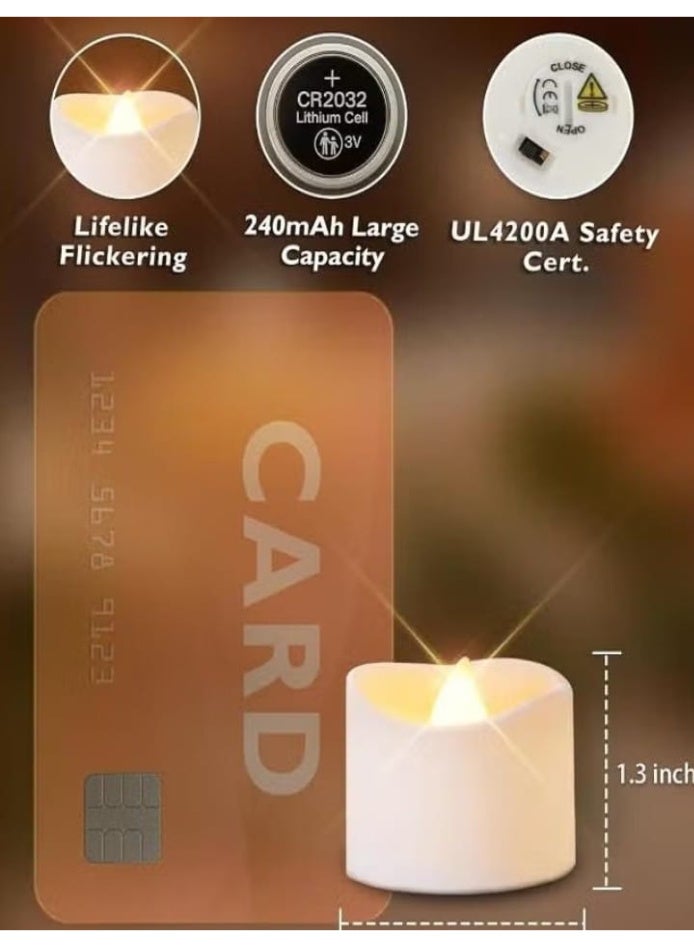 12 Flameless LED Candles - Image 2
