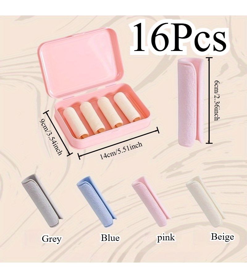 16 Pieces Light Pink Bed Sheet Clips Corner Grippers Angle Fixers Needle Free Bedspread Comforter Duvet Cover Fasteners Removable Reusable Blanket Securers Home Bedroom Dormitory Use - Image 3