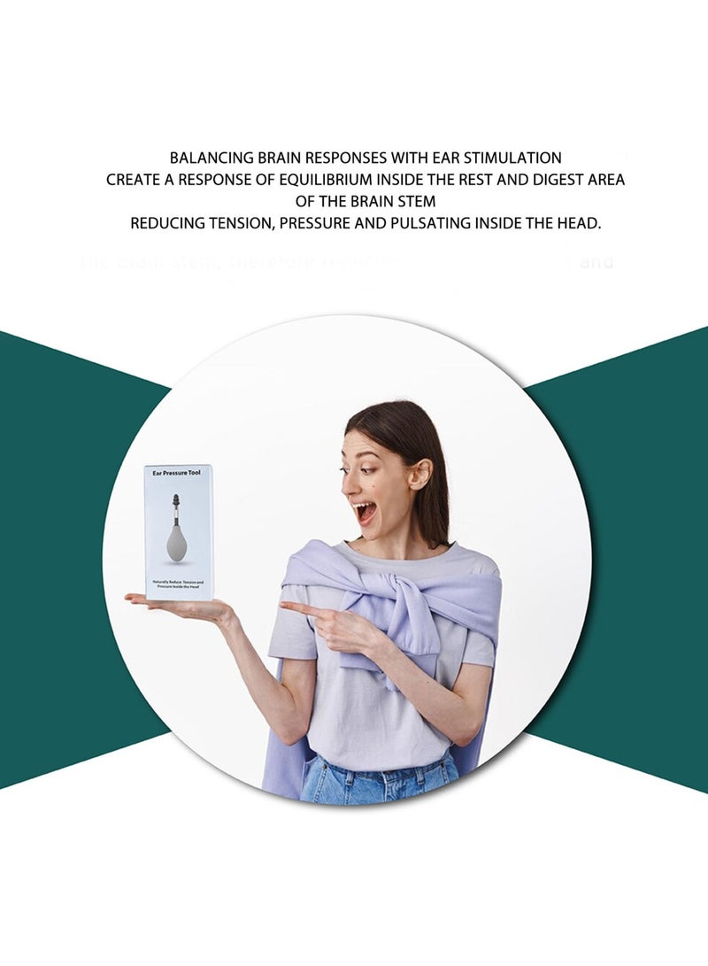 KASTWAVE Ear Pressure Tool Massage Tool Ear Pressure Regulator Ear Pressure Adjuster Head Pressure and Pain Relief - Image 3