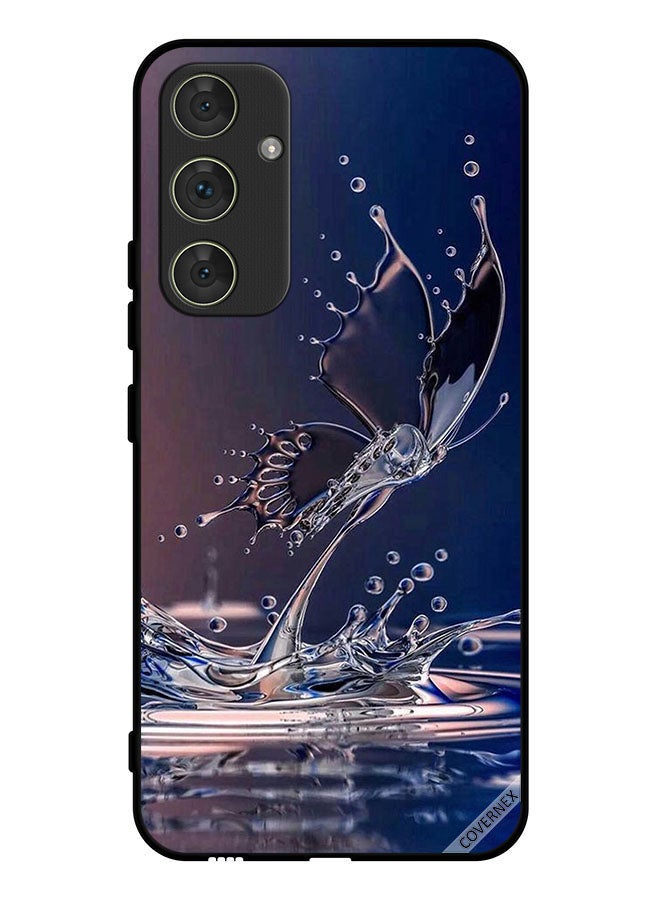 Covernex Protective Case Cover For Samsung Galaxy A54 Water Drops Butterfly - Image 1