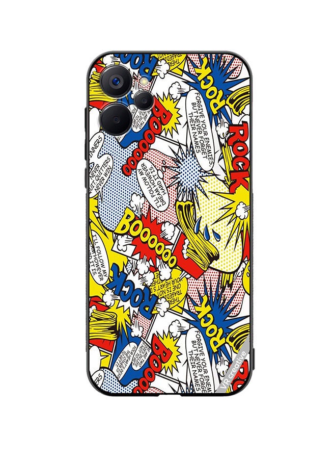 VR CREATIVE Protective Case Cover For Realme 9i 5G Pop Art Design Multicolour - Image 1
