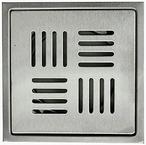 Silverline SILVER LINE Stainless Steel Bathroom Drain, Floor Jali, MATT Finish, Size 6" x 6" (Pack OF 1) - Image 5