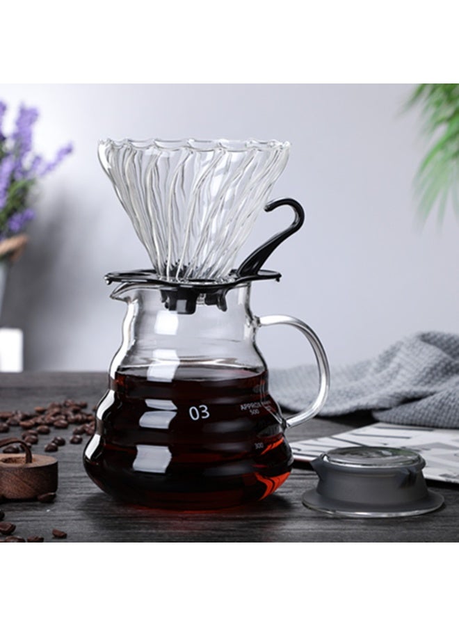 wncon Coffee Dripper V60 Size 02 – Clear |  Coffee dripper Brewer Funnel holding Filter for Specialty Pour Over. also known coffee dripper, coffee brewer , filter funnel or simply coffee funnel - Image 3