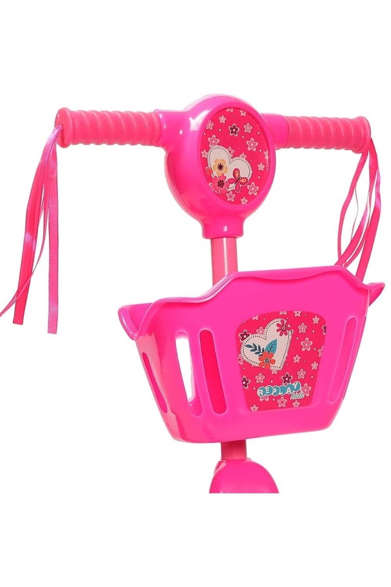 PRIMO PLUS Pink Musical Kick Scooter for Kids - Image 3