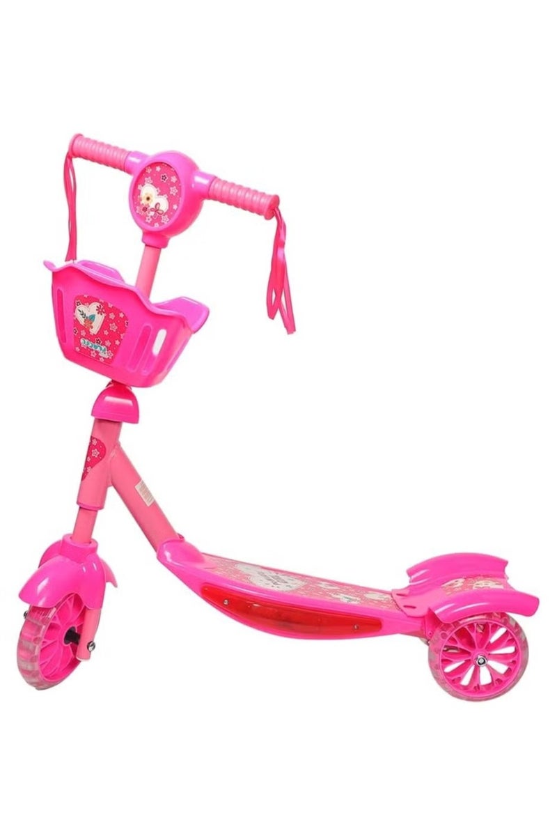 PRIMO PLUS Pink Musical Kick Scooter for Kids - Image 2